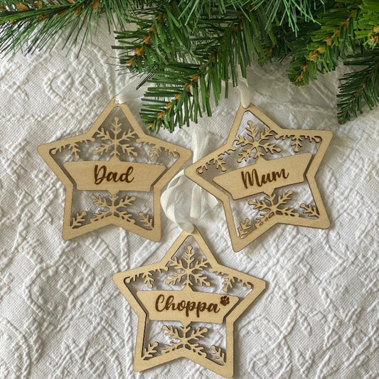 personalised christmas ornament