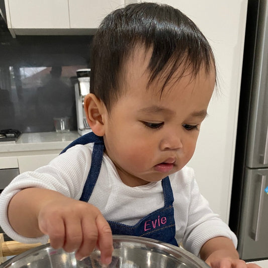 Personalised Kids Denim Apron