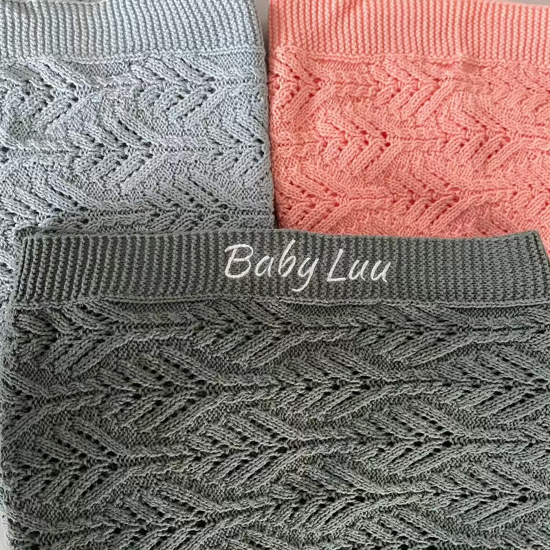 personalised baby blanket