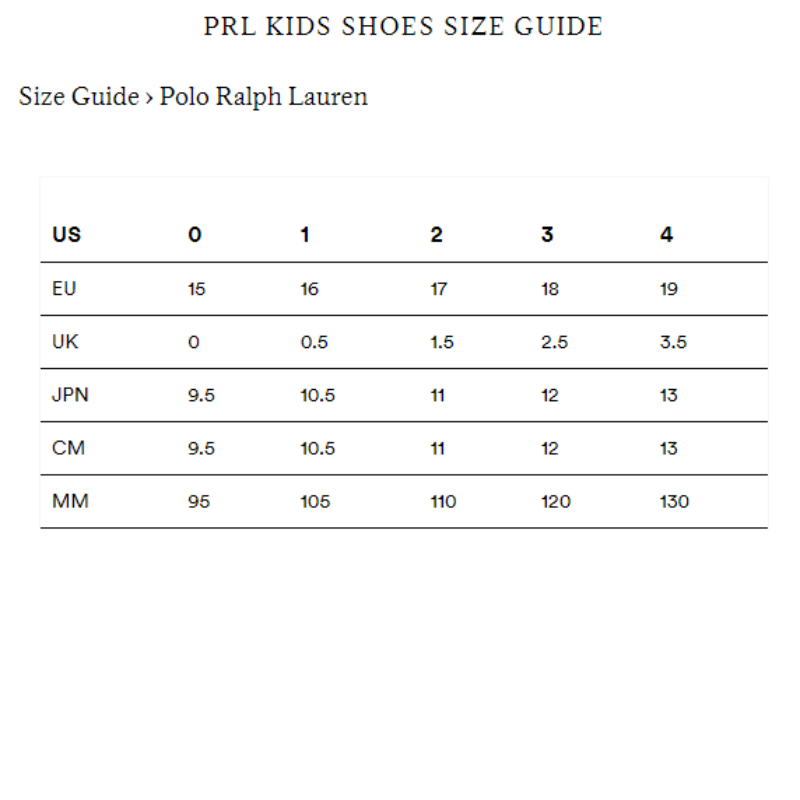 SIZE GUIDE