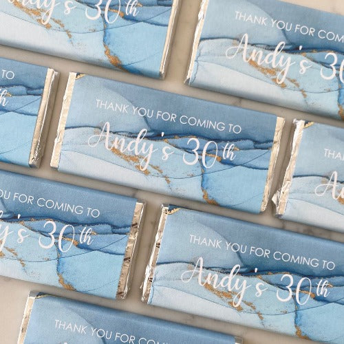 Blue Marble Chocolate Bar - Mini Muse co.