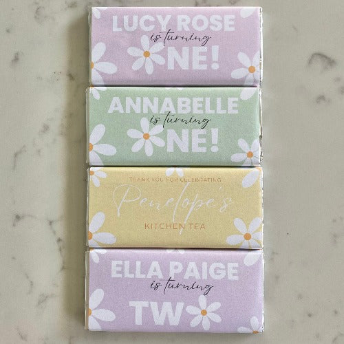 Daisy Chocolate Bar - Mini Muse co.