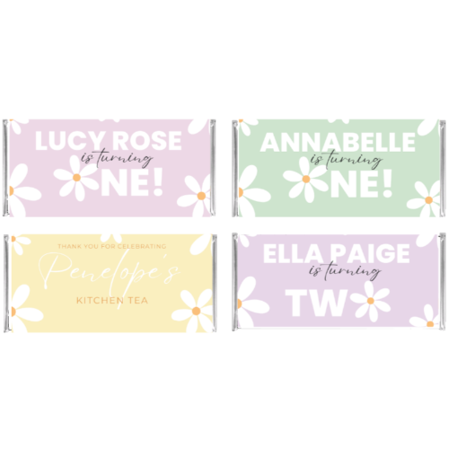 Daisy Chocolate Bar - Mini Muse co.