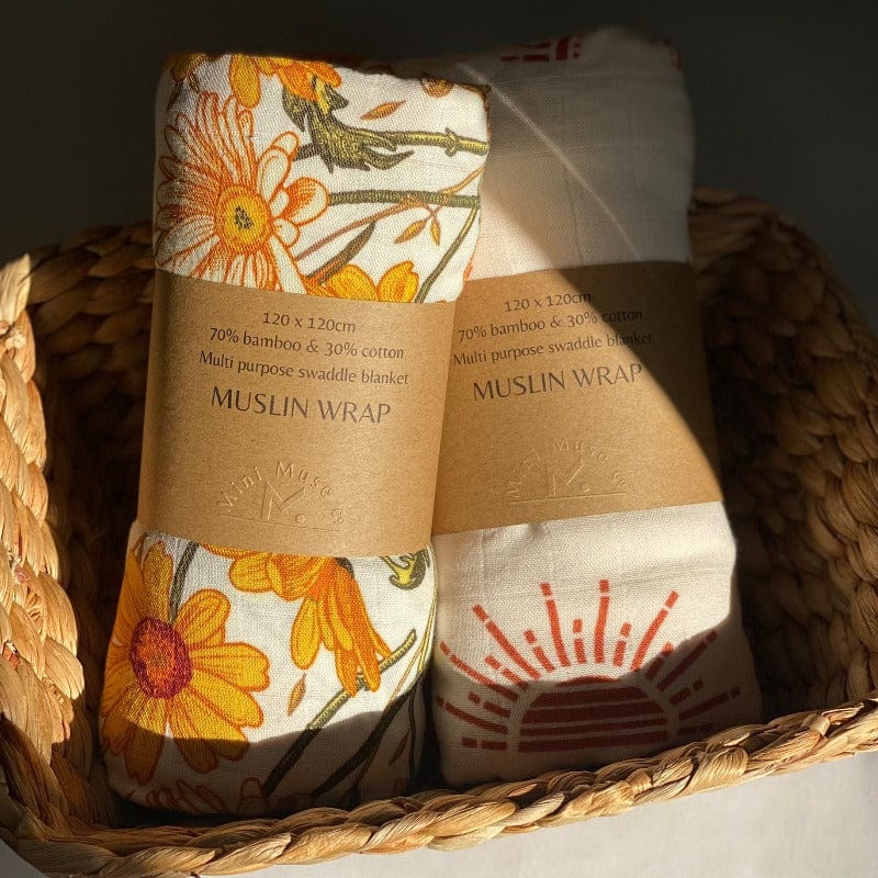 Muslin Wrap - Boho Sunset - Mini Muse co.