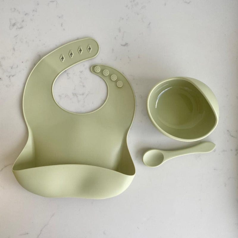 My First Silicone Feeding Set - Essential Elias - Mini Muse co.