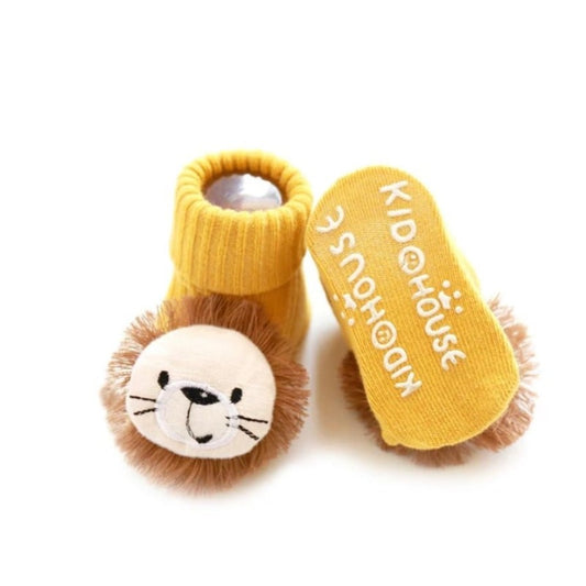 Little Anti Slip Lion Socks - Mini Muse co.