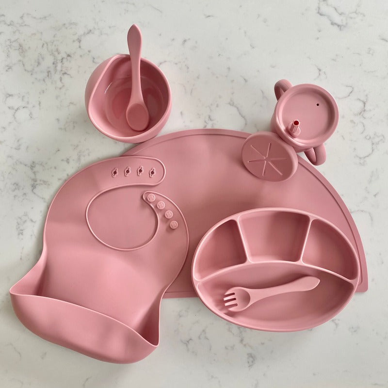 Silicone Feeding Set - Absolute Audrey - Mini Muse co.