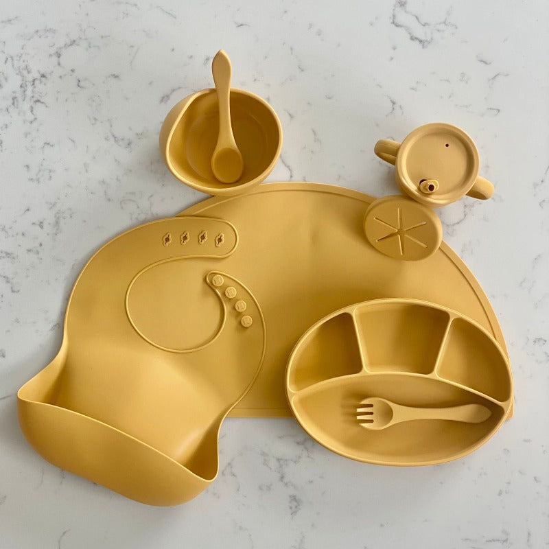 Silicone Feeding Set - Absolute Audrey - Mini Muse co.