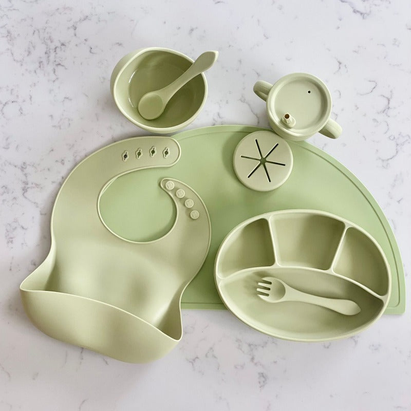 Silicone Feeding Set - Absolute Audrey - Mini Muse co.