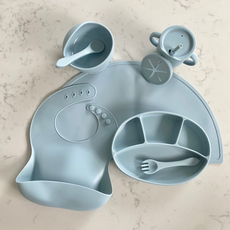 Silicone Feeding Set - Absolute Audrey - Mini Muse co.