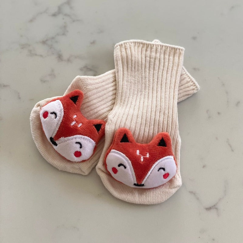 Little Fox Crew Socks - Mini Muse co.