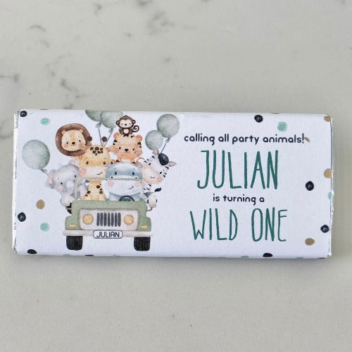 Wild Animals Safari Chocolate Bar - Mini Muse co.