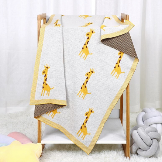 Frank the Giraffe Blanket - Mini Muse co.