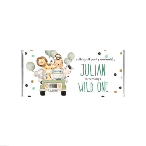 Wild Animals Safari Chocolate Bar - Mini Muse co.