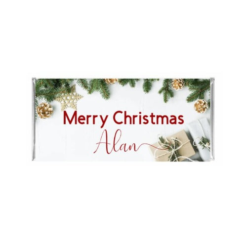 Christmas Foliage Chocolate Bar - Mini Muse co.